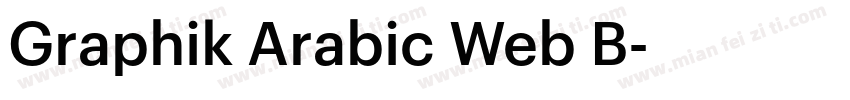 Graphik Arabic Web B字体转换